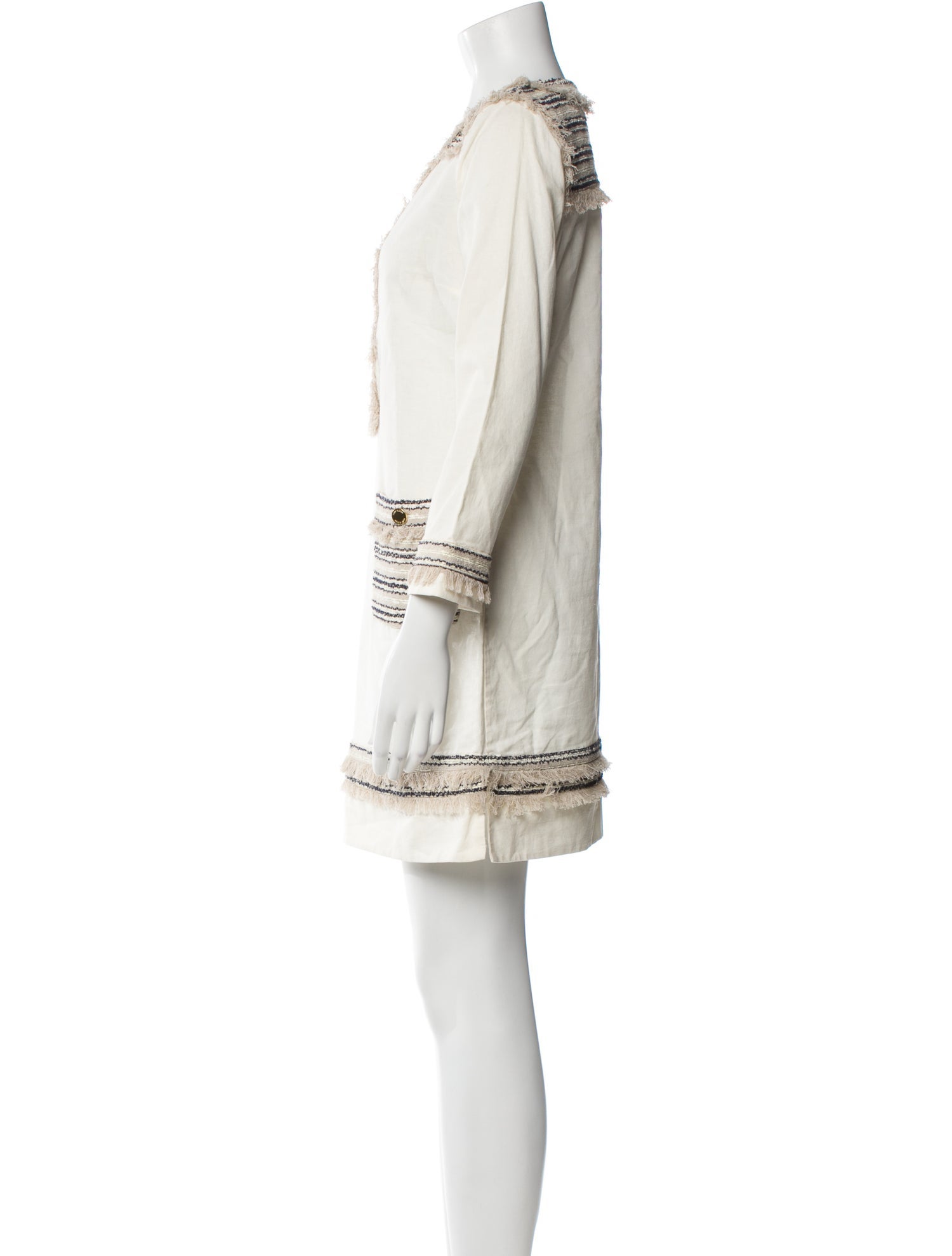 Tory Burch Striped Mini Dress