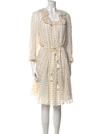 Tory Burch Printed Knee-Length Dress