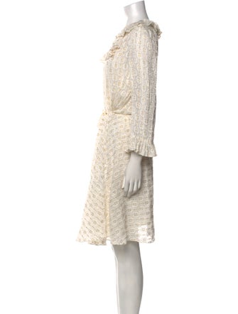 Tory Burch Printed Knee-Length Dress