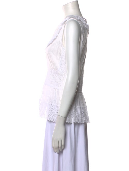 Tory Burch Printed V-Neck Top