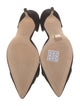 Tory Burch Suede Bow Accents D'Orsay Pumps