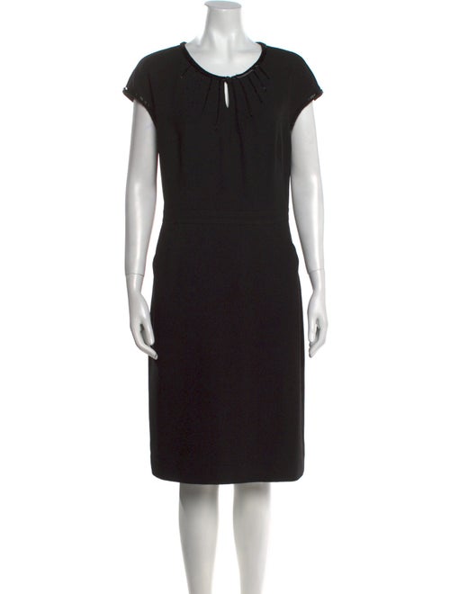 Tory Burch Scoop Neck Knee-Length Dress