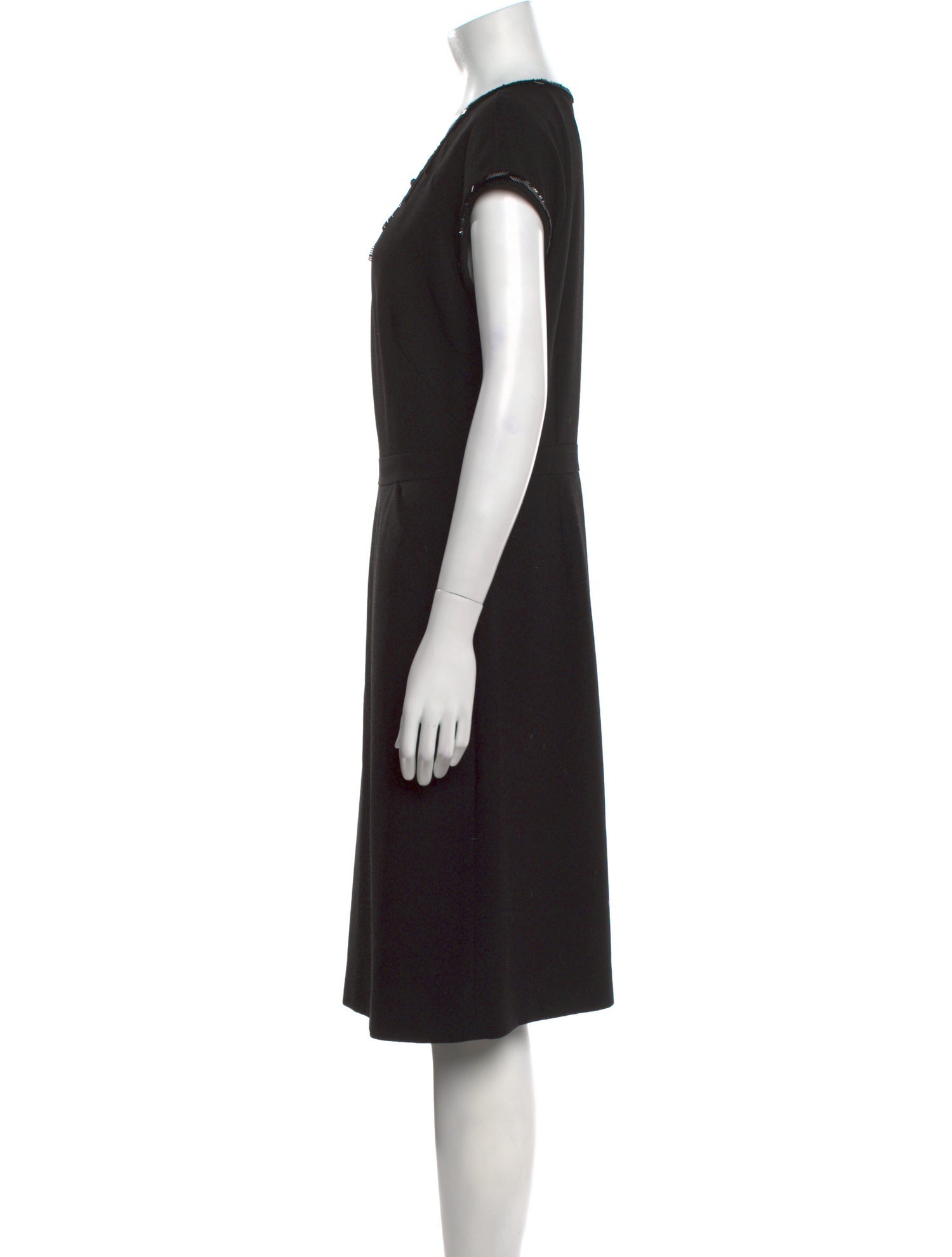 Tory Burch Scoop Neck Knee-Length Dress