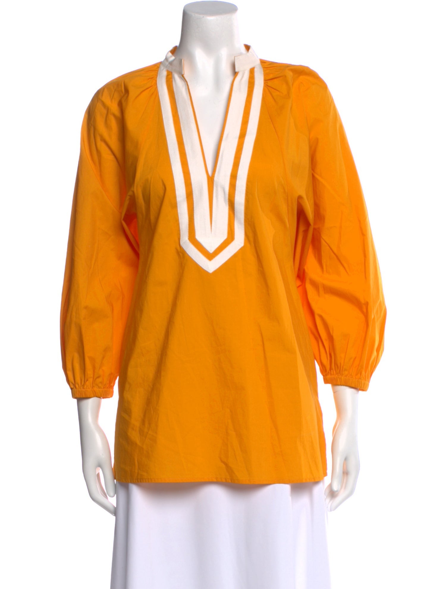 Tory Burch V-Neck Three-Quarter Sleeve Tunic w/ Tags