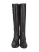 Tory Burch Leather Studded Accents Riding Boots