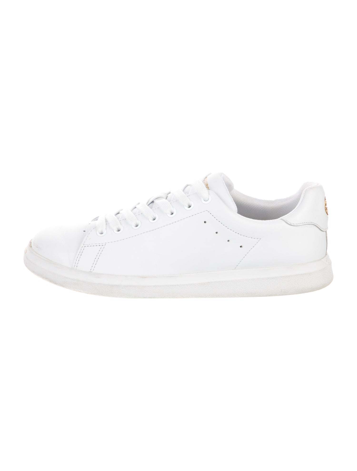 Tory Burch Leather Lasercut Accents Sneakers