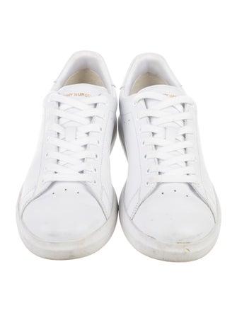 Tory Burch Leather Lasercut Accents Sneakers