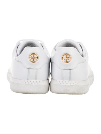 Tory Burch Leather Lasercut Accents Sneakers