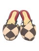 Tory Burch Plaid Print Mules