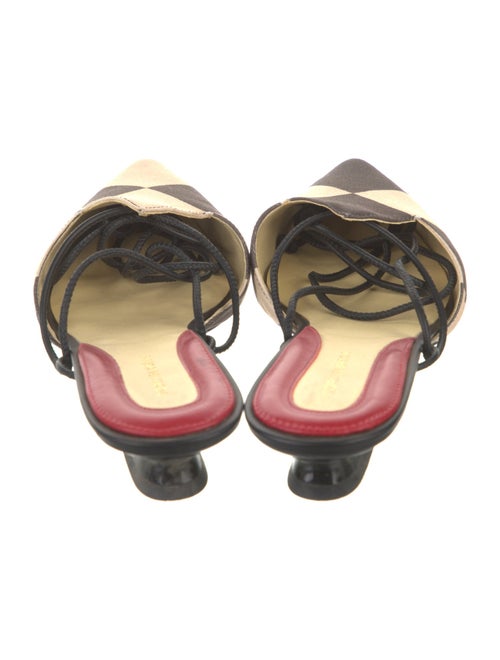 Tory Burch Plaid Print Mules