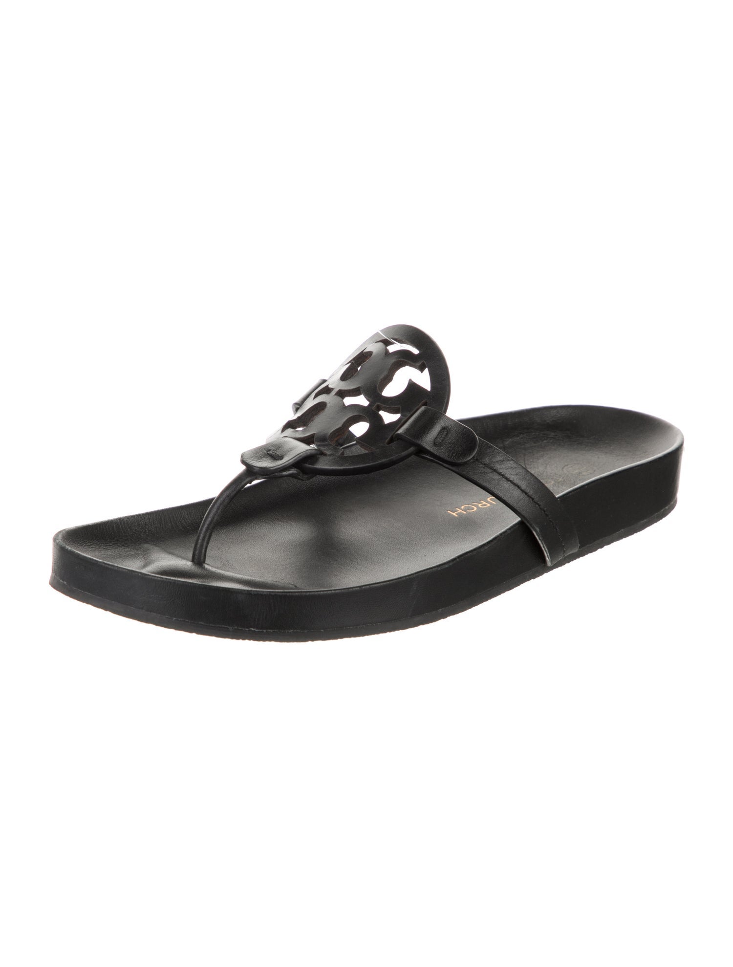 Tory Burch Leather Slides
