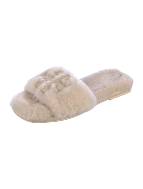 Tory Burch Faux Fur Slides
