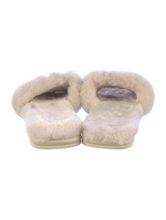 Tory Burch Faux Fur Slides