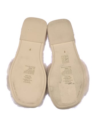 Tory Burch Faux Fur Slides