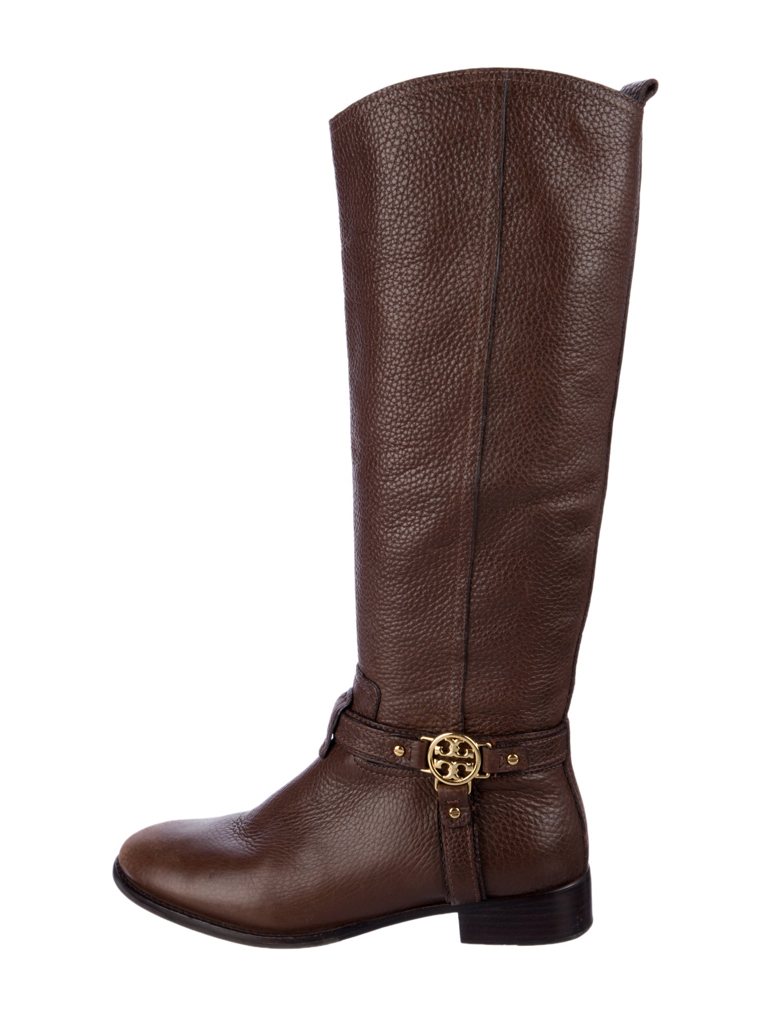 Tory Burch Leather Riding Boots