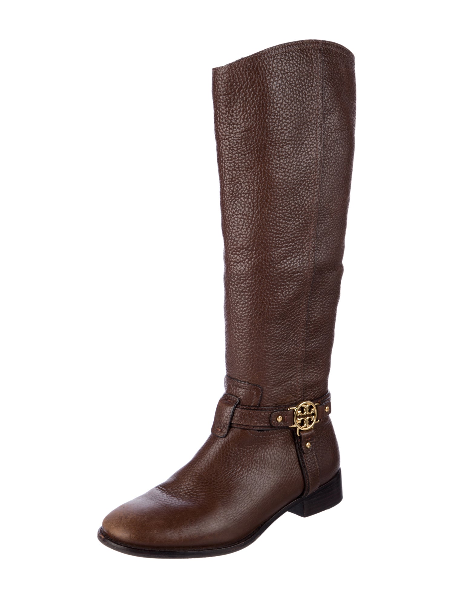 Tory Burch Leather Riding Boots
