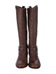 Tory Burch Leather Riding Boots