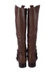 Tory Burch Leather Riding Boots