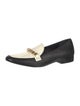 Tory Burch Leather Chain-Link Accents Loafers