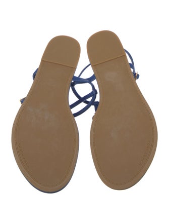 Tory Burch Leather T-Strap Sandals