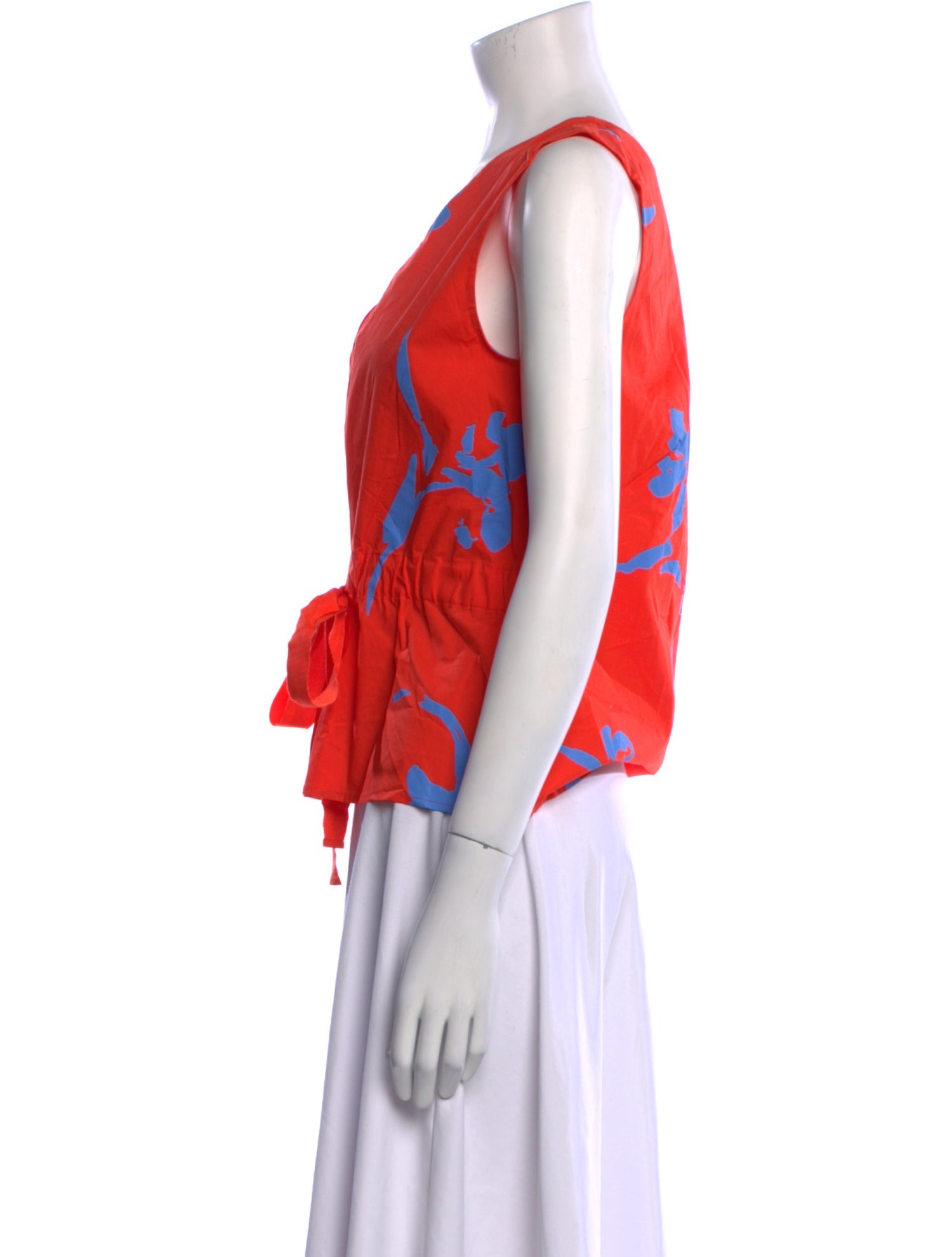 Tory Burch Printed V-Neck Blouse