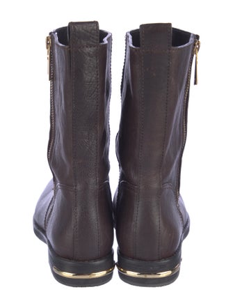 Tory Burch Leather Moto Boots
