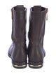 Tory Burch Leather Moto Boots