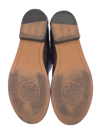 Tory Burch Leather Moto Boots