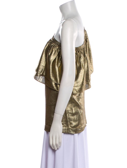 Tory Burch Silk One-Shoulder Blouse