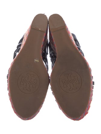 Tory Burch Leather Patterned Espadrilles