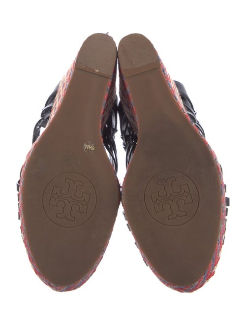 Tory Burch Leather Patterned Espadrilles