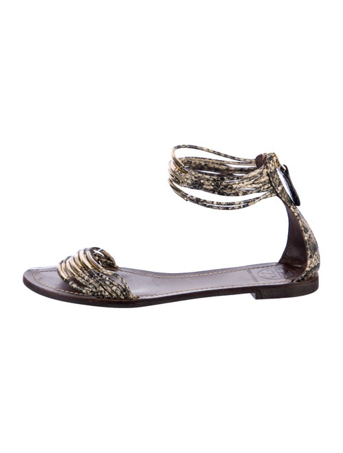 Tory Burch Leather Printed Sandals