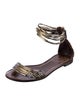 Tory Burch Leather Printed Sandals