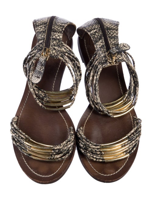Tory Burch Leather Printed Sandals