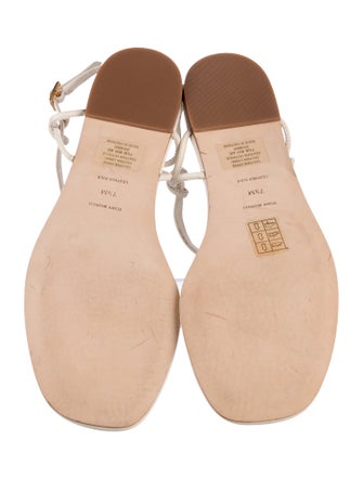 Tory Burch Leather T-Strap Sandals