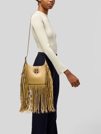 Tory Burch Leather Bucket Bag
