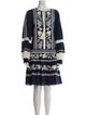 Tory Burch Printed Knee-Length Dress