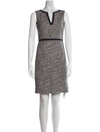Tory Burch Tweed Pattern Mini Dress
