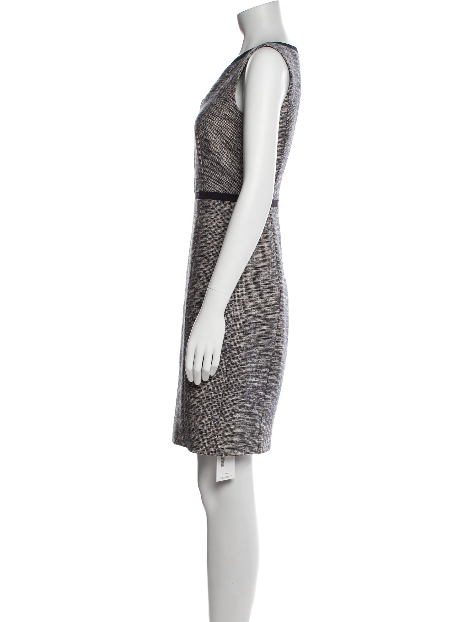 Tory Burch Tweed Pattern Mini Dress