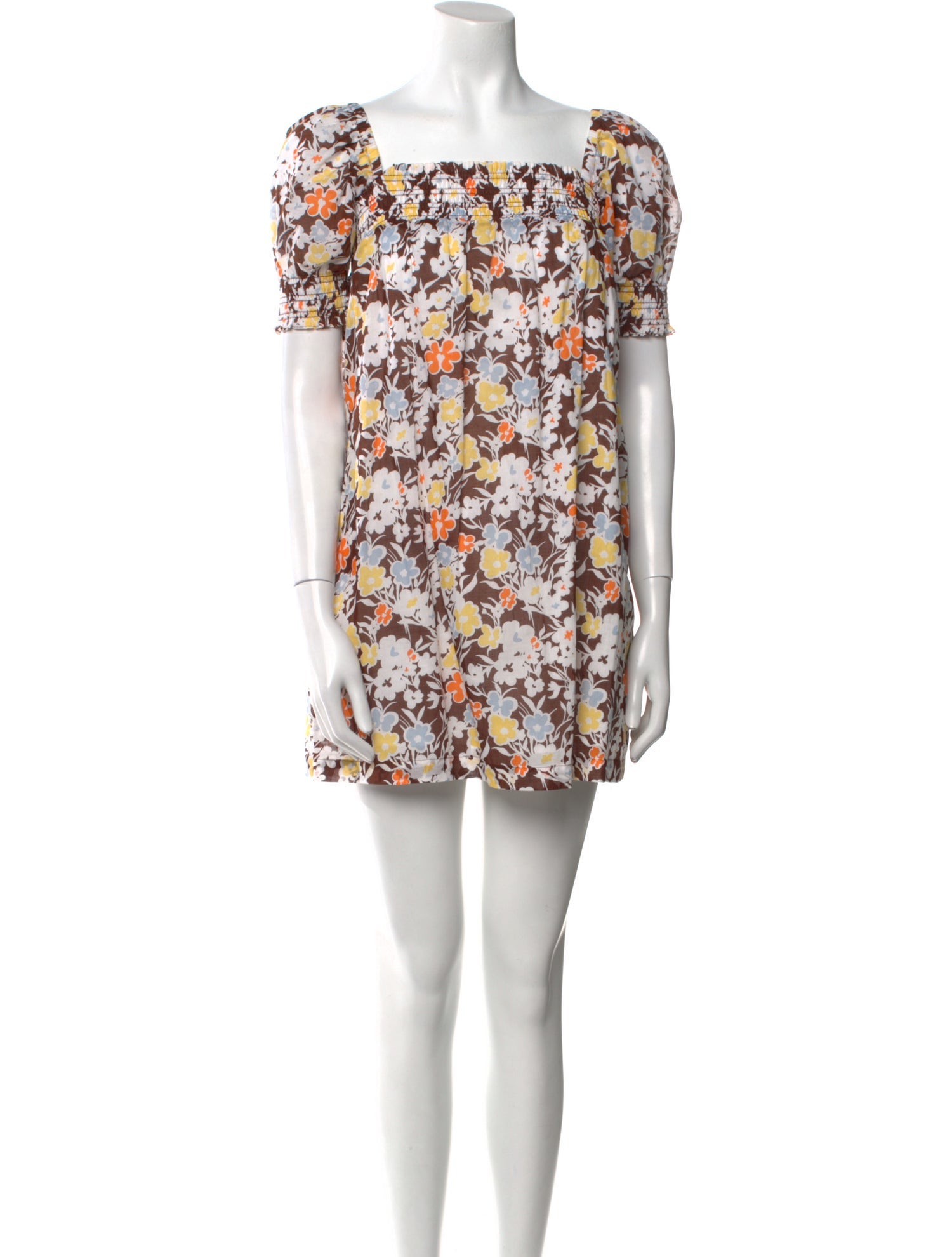 Tory Burch Floral Print Mini Dress