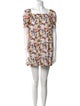 Tory Burch Floral Print Mini Dress