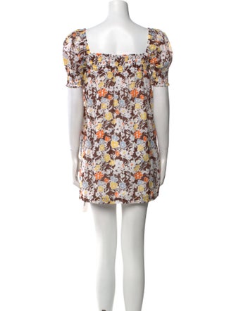 Tory Burch Floral Print Mini Dress