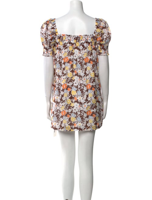 Tory Burch Floral Print Mini Dress