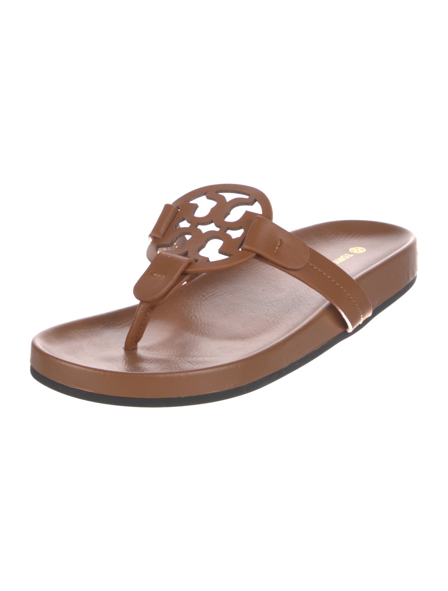 Tory Burch Leather Slides