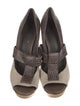 Tory Burch Embossed Leather Animal Print T-Strap Pumps