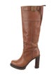 Tory Burch Leather Moto Boots