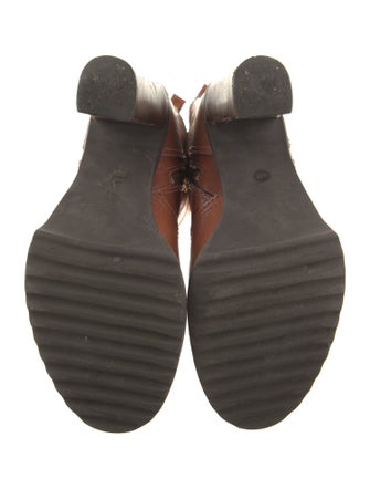 Tory Burch Leather Moto Boots