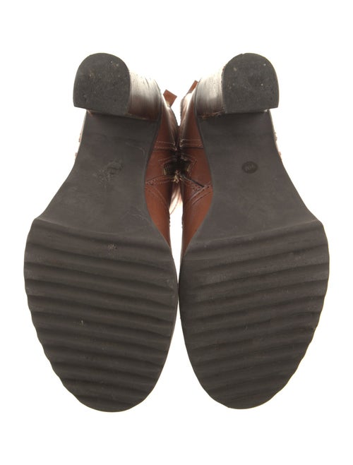 Tory Burch Leather Moto Boots