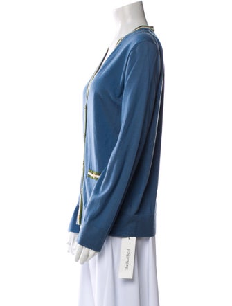 Tory Burch Merino Wool V-Neck Sweater