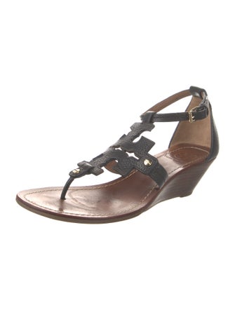 Tory Burch Leather Studded Accents Gladiator Sandals